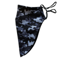 Medium Beard Face Mask - Camouflage Grey