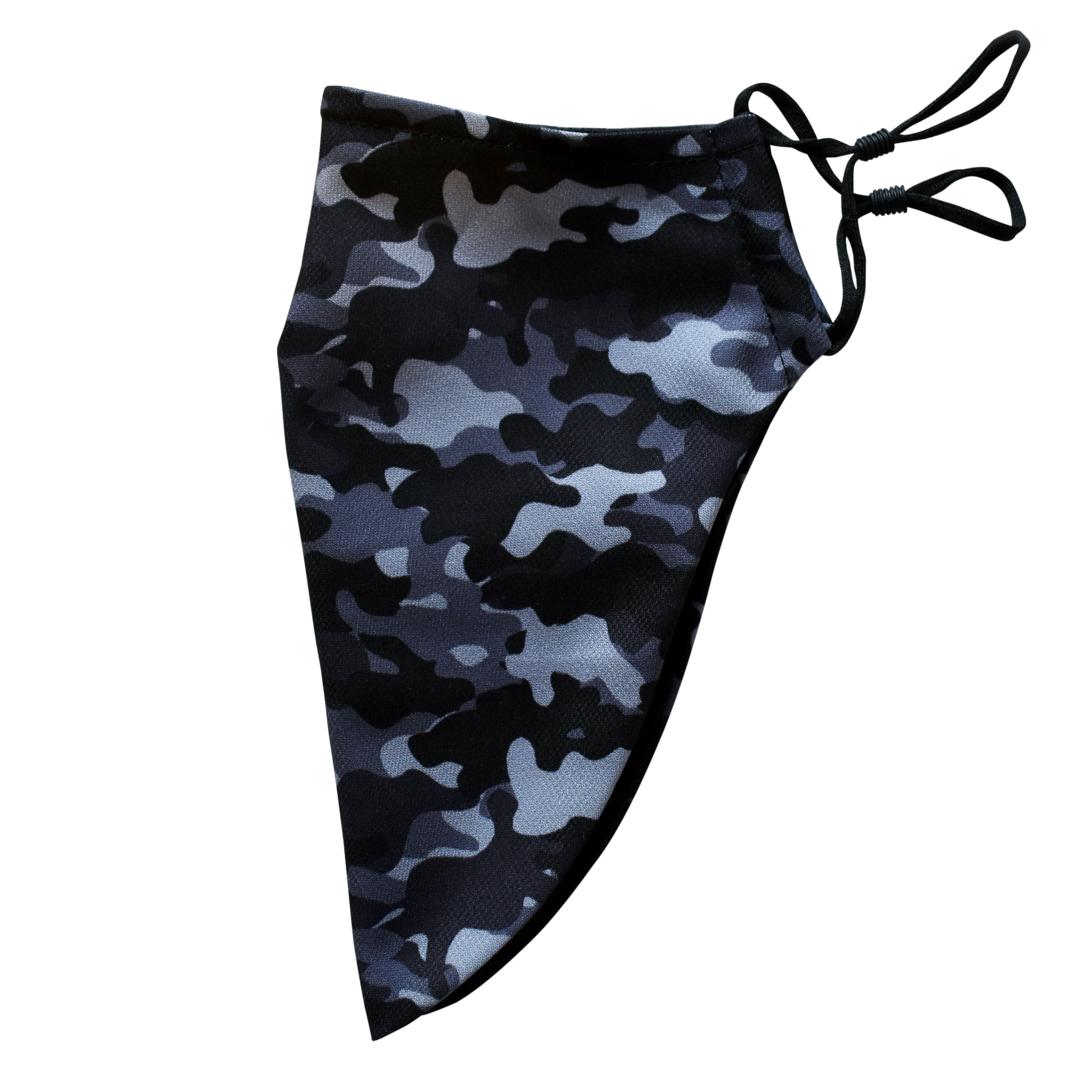Medium Beard Face Mask - Camouflage Grey