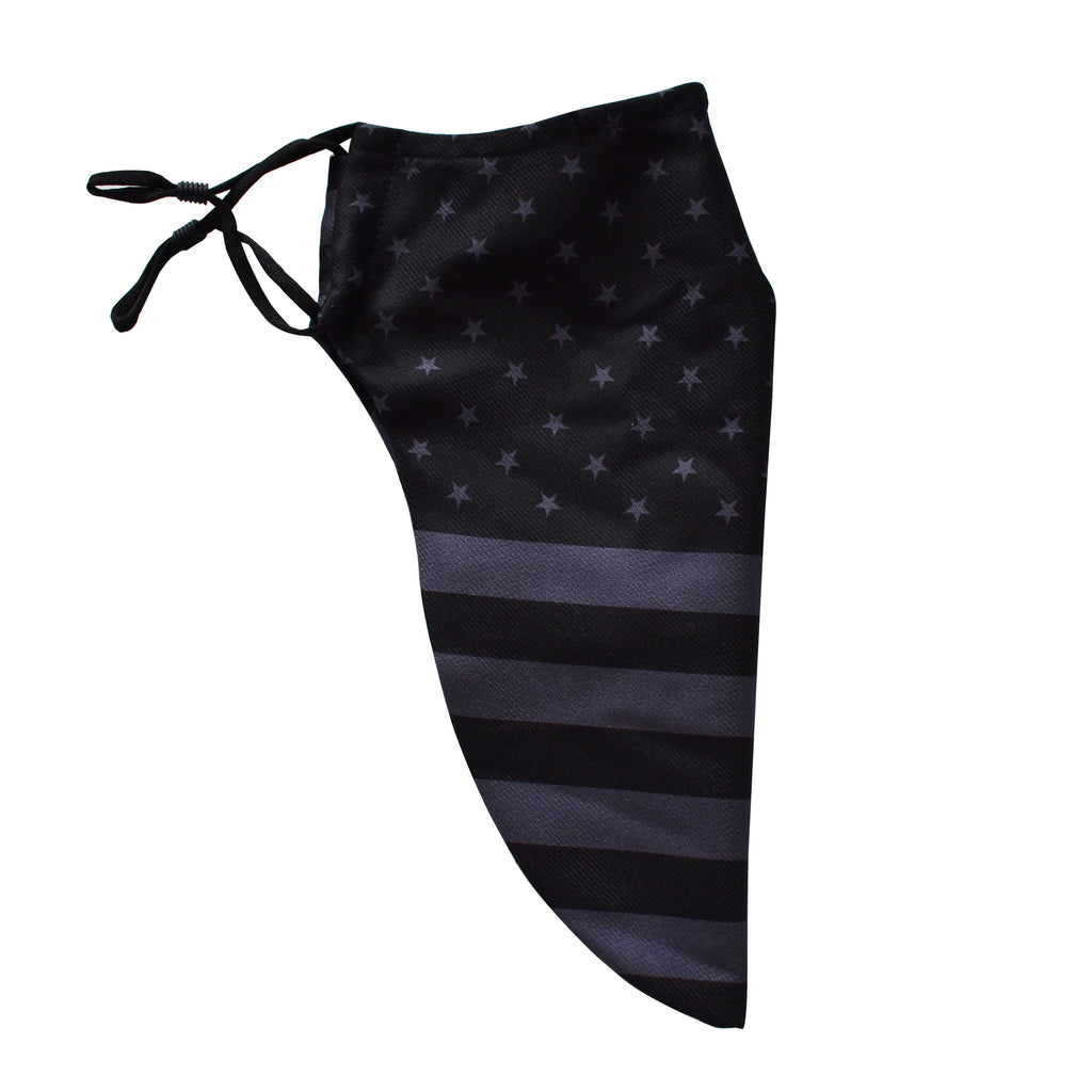 Large Beard Face Mask - USA Flag