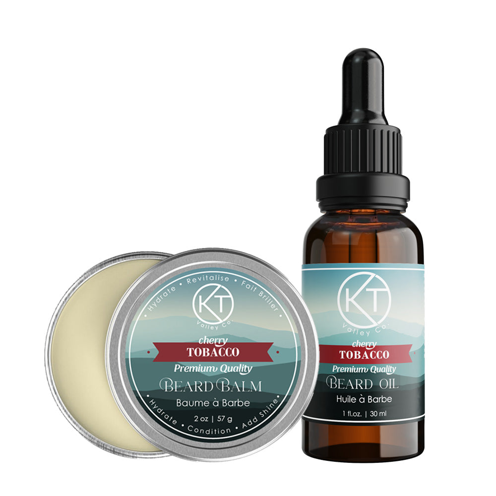 cherry-tobacco-beard-balm-oil-set