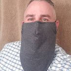 Large Beard Face Mask - Grey