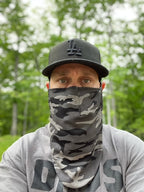Large Beard Face Mask - Carmouflage Grey
