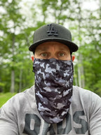 Large Beard Face Mask - Carmouflage Black