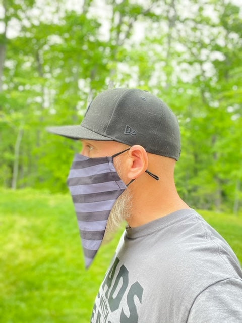 Medium Beard Face Mask - USA Flag