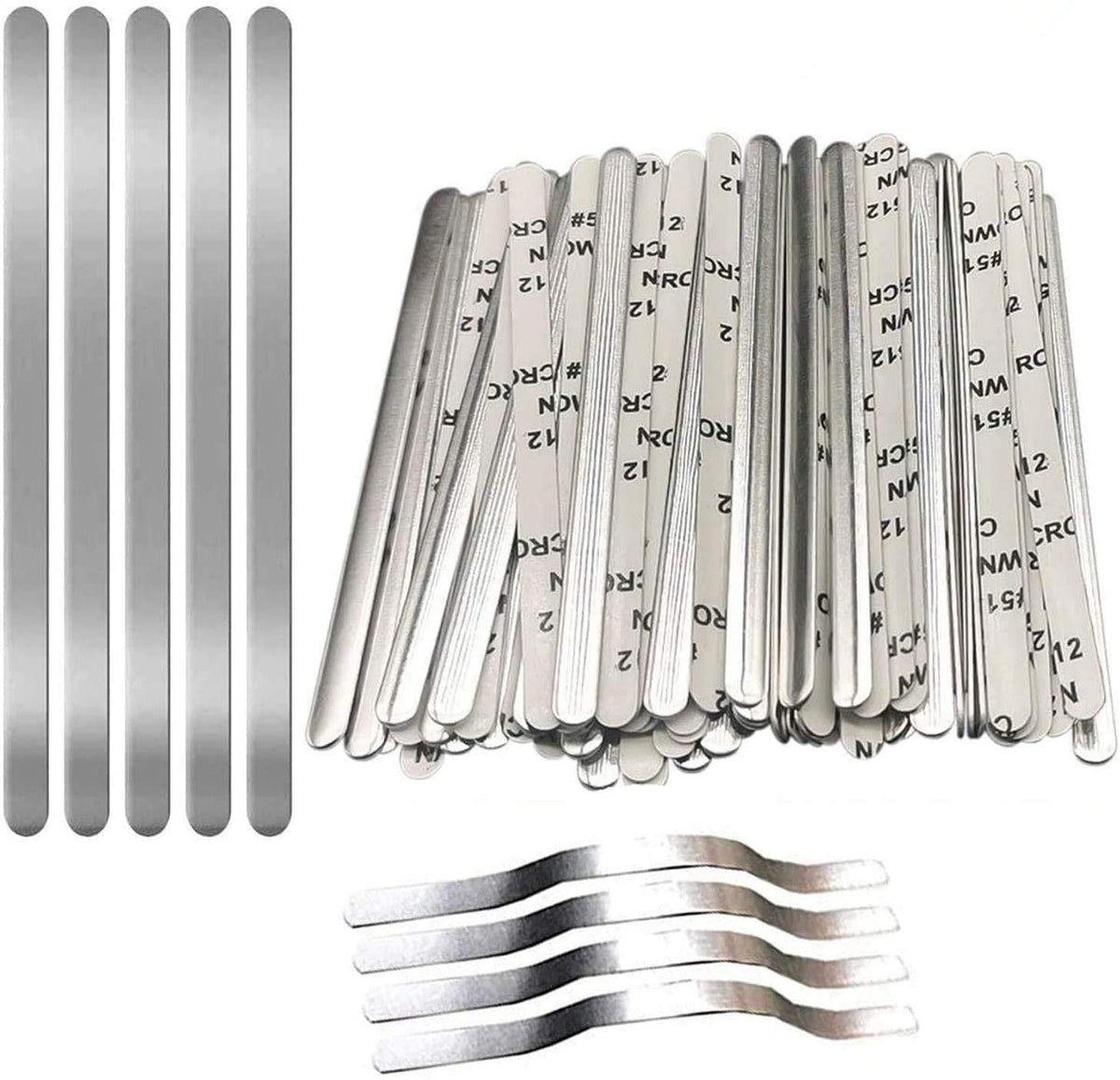 Aluminum Nose Wire Replacement For Beard Mask (5/Pack)